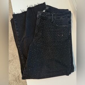 Kut from the Kloth Studded Wide Leg Jeans